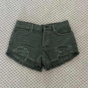 Free People denim shorts